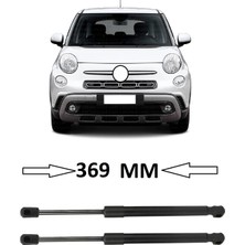 CME PARTS Fiat 500L 2018-2022 Uyumlu Sağ+Sol Takım Motor Kaput Amortisörü 2 Adet 369MM 51923979