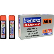 Mikasso Super Min 0.7mm 24 Tüp (Adet) Çok Renkli