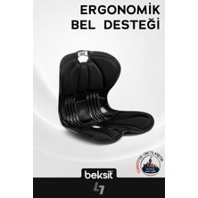Beksit BEKSİT SOFTTOUCH Ergonomik Bel Desteği (Süngerli-Siyah)