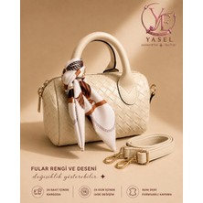 Yasel Takı & Çanta Kadın Fularlı Mini El & Omuz Çantası Suni Deri