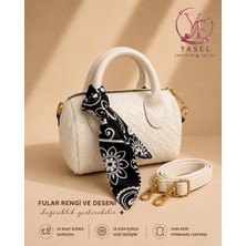 Yasel Takı & Çanta Kadın Fularlı Mini El & Omuz Çantası Suni Deri