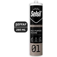 Selsil Genel Amaçlı Şeffaf Silikon 280GR