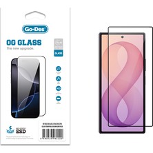 Go-Des Galaxy Z Fold 8 Ultra Uyumlu Go Des Og Glass Antistatik Temperli Cam Ekran Koruyucu Şeffaf