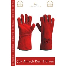 Denguva #çokamaçlıderieldiven Isıya Dayanıklı Yanmaz Su Geçirmez Lamineli Ergonomik Kaliteli Çok Amaçlı Deri Eldiven