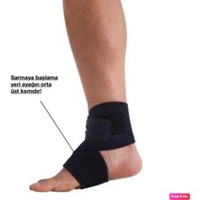 Empressco Neopren Ayarlanabilir Cırtlı Yüksek Kalite Ergonomik Ayak Bilekliği - Bandajı (1 Adet)
