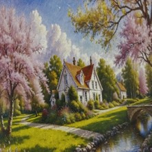 Elegantshop 5d Yapışan Boncuk Mozaik Tablo 30*40 cm L1