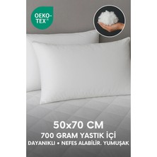 Yamesa 50X70 cm Saf Silikon Iç Yastık Kırlent, Yumuşak ve Dayanıklı – 700 Gram, Nefes Alabilir