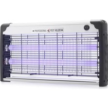Renas Store Elektrikli Sinek Öldürücü Cihaz 30W 49 cm Floresan Alüminyum Siyah Beyaz HDX9304
