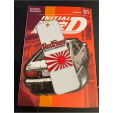 Belirtilmemiş Initial D Redsuns Tasarımlı Kitap Ayracı