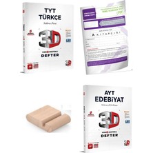 3D Yayınları Tyt Türkçe Ayt Edebiyat Video Destekli Defter - Yks 2027 + Telefon Tutucu + Tyt Deneme