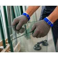 YDGR Çelik Örgü Kesilmeye Dayanıklı Eldiven – Kasap, Balık, Mutfak, Inşaat – Kesilmeye Karşı Koruyucu Metal Örgü Eldiven.