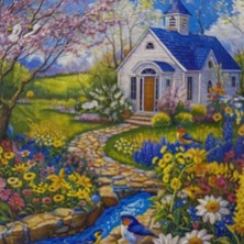 Elegantshop 5d Yapışan Boncuk Mozaik Tablo 30*40 cm L19