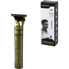 Melonika Vıntage T9 ( T Bıçak ) ( Baskılı Plastik Gövde ) ( Ense Çizim & Saç Sakal Kesme ) T