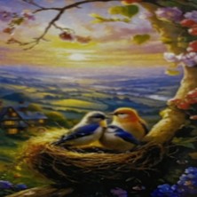 Elegantshop 5d Yapışan Boncuk Mozaik Tablo 30*40 cm L18