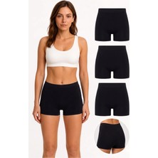 Westic Giyim Westiçgiyim Kadın Bambu Boxer - Premium Doğal Lifli Yumuşak Doku - 3'lü Paket