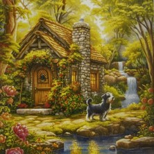Elegantshop 5d Yapışan Boncuk Mozaik Tablo 30*40 cm L16