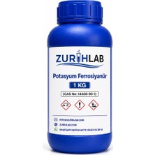 Zurihlab Zurıhlab Potasyum Ferrosiyanür 1 kg - Potassium Ferrocyanide
