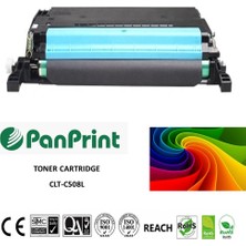 PanPrint Samsung CLT-C508L Mavi Yüksek Kapasiteli Muadil Toner