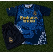 Candy Cup R.e.a.l Madrid Mbappe 9 Çocuk Dragon Futbol Forması Mavi