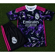 Candy Cup R.e.a.l Madrid Mbappé 9 Çocuk Futbol Forması Siyah/mor