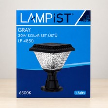 Lampist Gray 30W Solar Set Üstü 6500K IP65