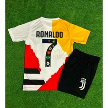 Candy Cup C. Ronaldo Kulüpler 7 Çocuk Futbol Forması Beyaz
