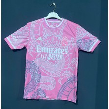 Candy Cup R. Madrid Dragon Özel Tasarım Yetişkin Futbol Forması Pembe