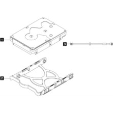 TeknoKapsül Thınksystem 4XB7A77446 ST50/ST45 Serıes 3.5 2tb 7.2k SATA6GB Non-Hot Swap 512N HDD