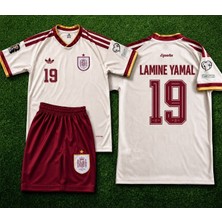 Candy Cup Ispanya Lamine Yamal 19 Çocuk Futbol Forması Beyaz