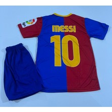 Candy Cup Fc Barcelona Messi 10 Futbol Çocuk Forması Kırmızı