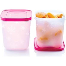 Tupperware Hediye Paketli Alaska Kap Yüksek Gövdeli 2'li Set 1.1l