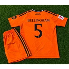 Candy Cup R.e.a.l Madrid Bellingham 5 Çocuk Futbol Forması Turuncu