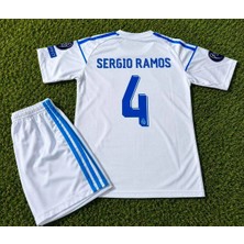 Candy Cup R. Madrid Sergio Ramos 4 Çocuk Futbol Forması Beyaz