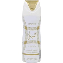 Lattafa Hayaati Gold Elixir Kadın Deodorant 200 ml