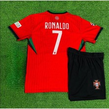 Candy Cup Portekiz C. Ronaldo 7 Çocuk Futbol Forması Kırmızı