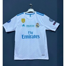 Candy Cup R.e.a.l Madrid C.ronaldo 7 Yetişkin Futbol Forması Beyaz