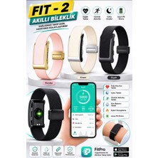 Azurtech Fıt-2 Akıllı Bileklik Fitpro Uyumlu Sağlık ve Aktivite Takipli Spor Bilekliği