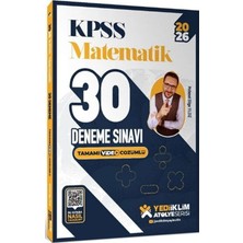 Akm Kitap 2026 Kpss Matematik Atölye Serisi 30 Deneme Yediiklim