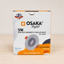 Osaka 5W Sıva Altı Hareketli Cob LED Spot 450 Lümen