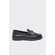 Derinet Tokalı Hakiki Deri Kadın Loafer