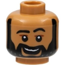 LEGO Minifigür Parçaları: Kafa: 3626PB3016