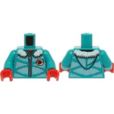 LEGO Minifigür Parçaları: Torso, Vücut, Gövde: 973PB5550C01
