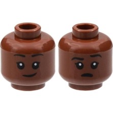 LEGO Minifigür Parçaları: Kafa: 3626PB2996