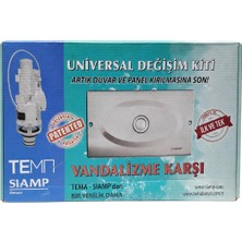 Tema Siamp Universal Gömme Rezervuar Değişim Kiti Parlakkrom