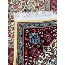RD Ramazan Dağ El Halı Sanatı El Dokuma Sümerbank Hereke Halısı Birinci Sınıf Kalite Imzalı Küçük Lalezar Desen Pamuk Saçak Üzerine Yün Dokuma Ebat 300X200