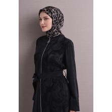 Armanda Armine Ipek Eşarp 2027 Kış - 9638-02 Siyah Twill