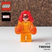 LEGO Marvel Super Heroes: Spider-Man, Daily Bugle Firestar Ateş Yıldızı Minifigürü SH0712