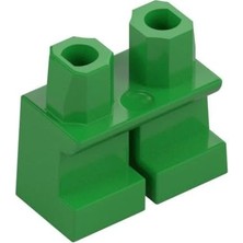 LEGO Minifigür Parçaları: Short Legs, Kısa Bacak, Kısa Ayak: 41879 Bright Green- Parlak Yeşil