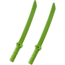 LEGO Orijinal Parçalar - 2’ Li Koyu Yeşil Katana