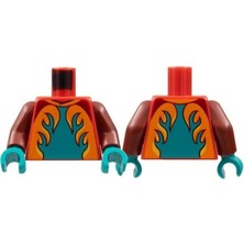LEGO Minifigür Parçaları: Torso, Vücut, Gövde: 973PB4477C01